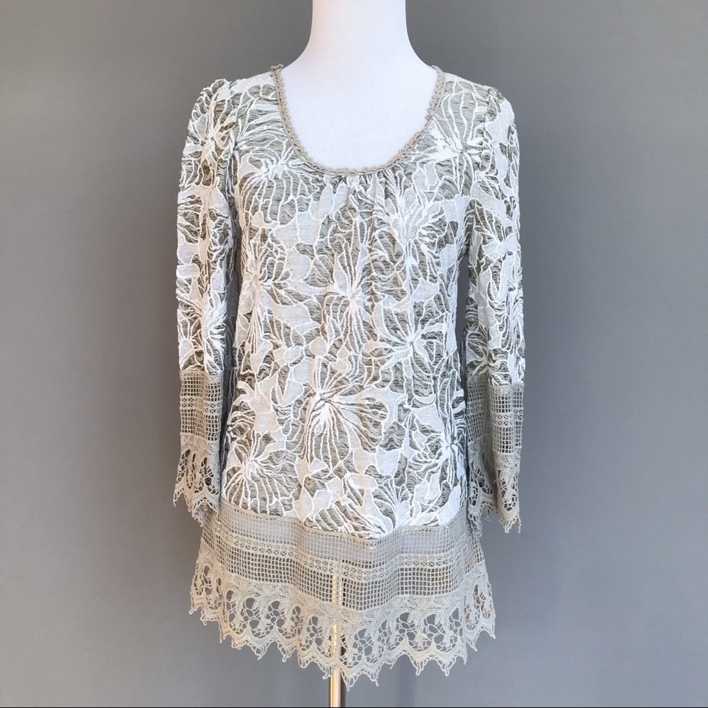 Modcloth Ryu Crochet Lace Blouse, S. - Picture 6 of 8